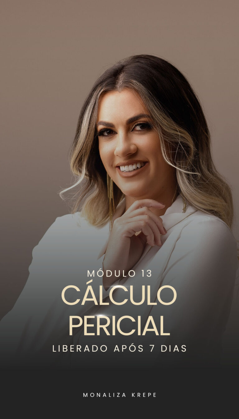 MasterClass: Em Busca Do Cálculo Pericial - Monaliza Krepe, Direito  Bancário